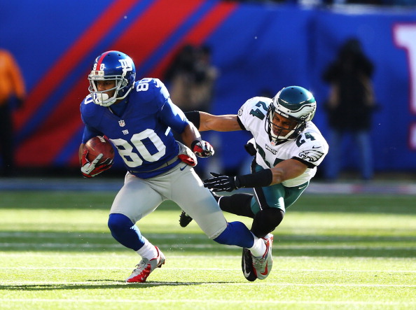 Victor Cruz of the New York Giants. (Photo Credit: Al Bello/Getty Images)