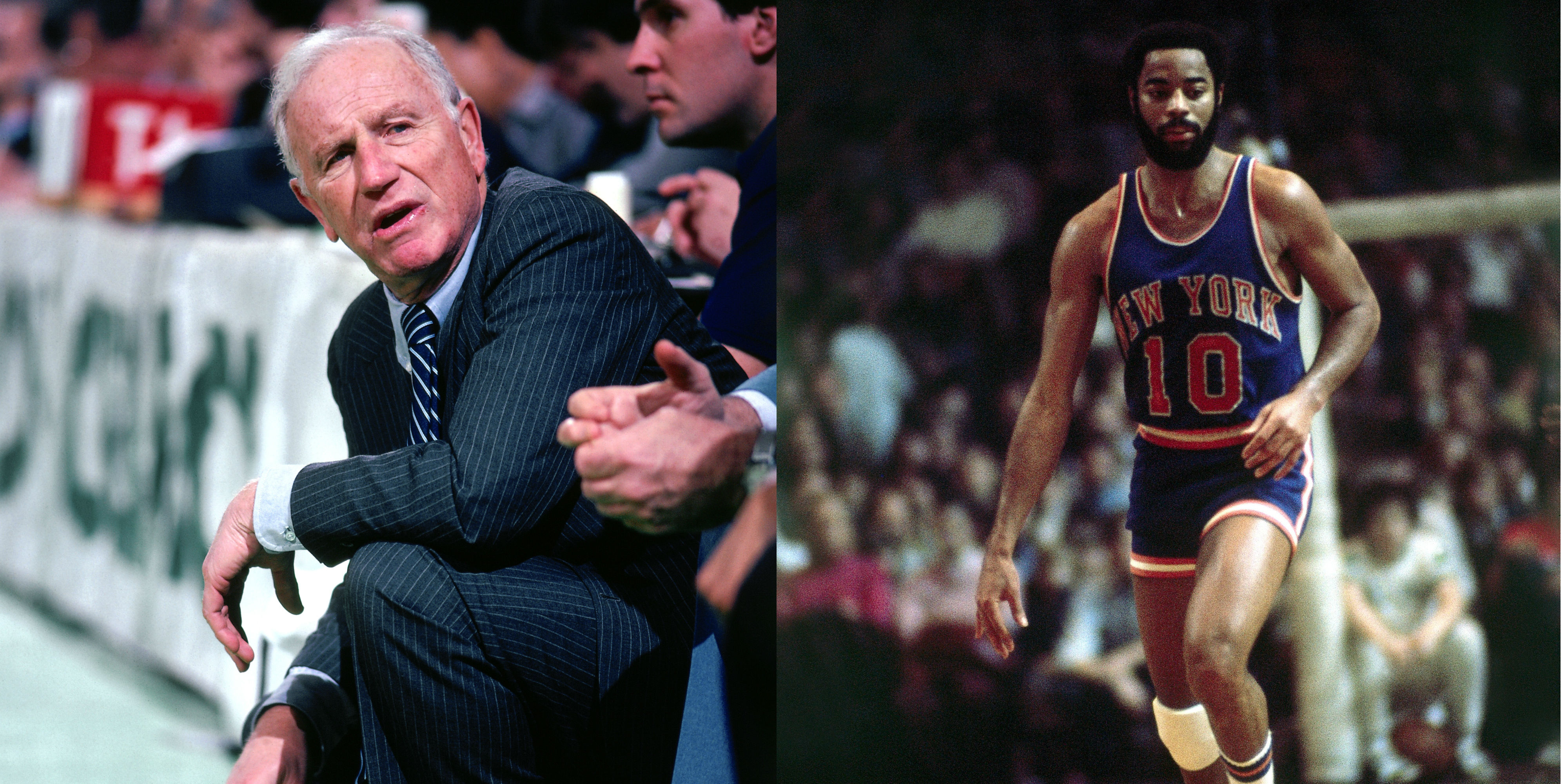 The New York Knicks of the early '70 were led by Red Holzman and Walt Frazier (Photo by Dick Raphael/NBAE via Getty Images)