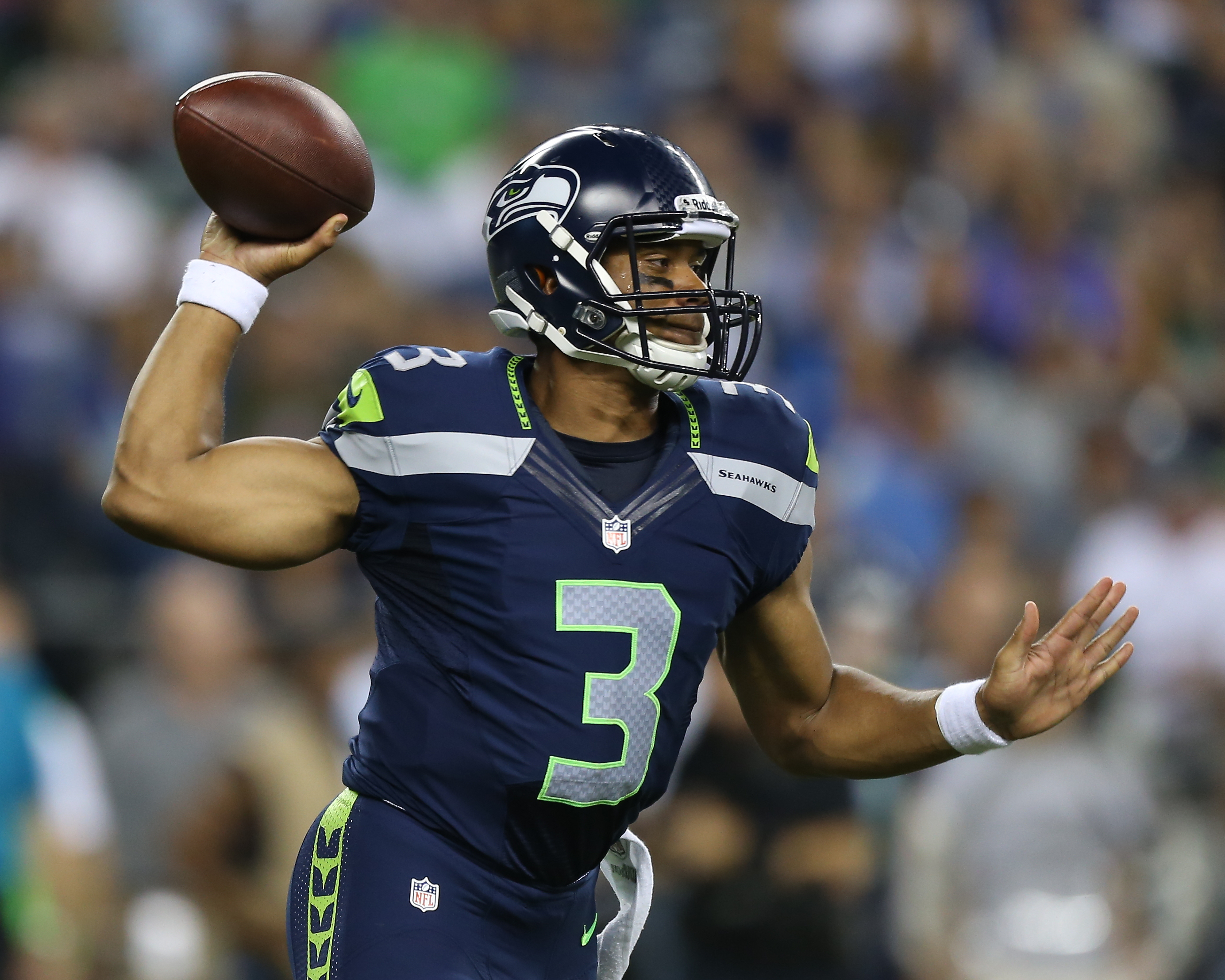 Seattle went 11-5 in Russell Wilson's rookie season. (Photo by Otto Greule Jr/Getty Images)
