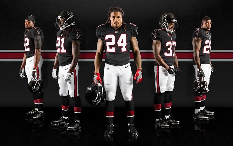 The Falcons' new jerseys made all the 