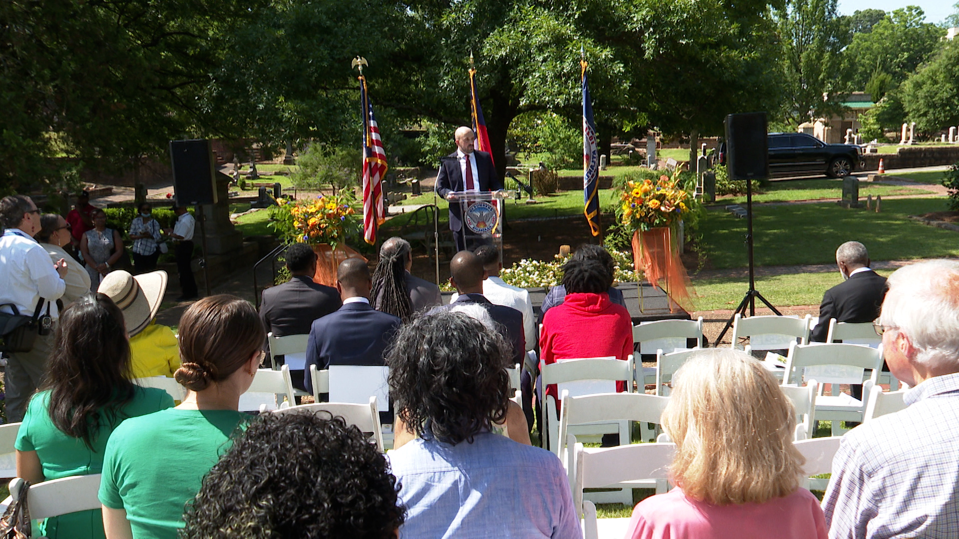 Atlanta celebrates restoration of African American Burial Grounds at Oakland Cemetery